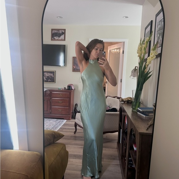 Hello Molly Mint Backless Dress - Picture 8 of 14